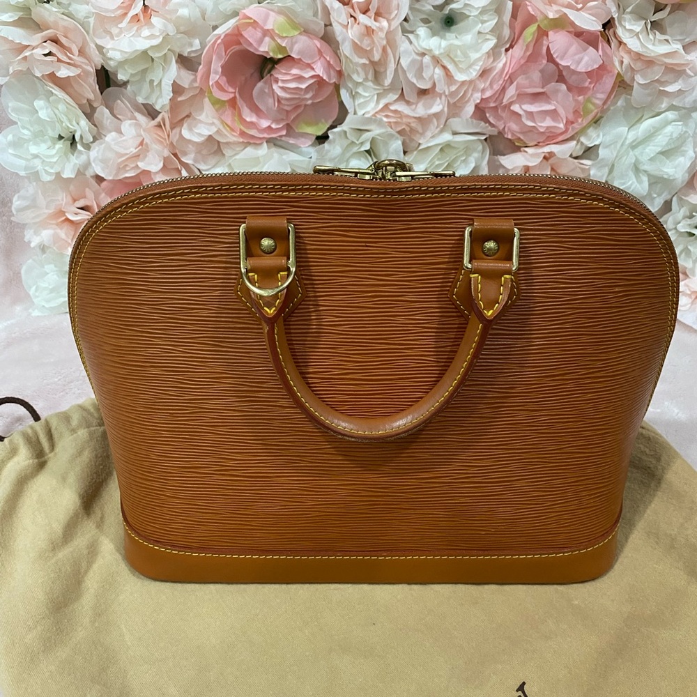 Louis Vuitton Cipango Gold Epi Leather Alma PM - Picture 2 of 12
